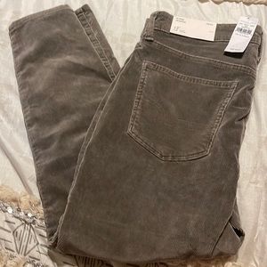 Green Corduroy American eagle jeans